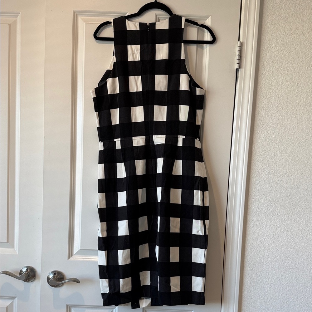Banana Republic Checkered Midi Dress - Picture 10 of 10